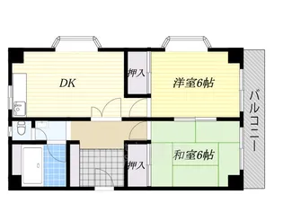 第1山本マンション【4階】の間取り