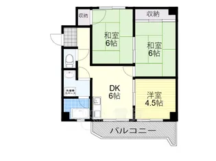 サンシャトー山本【2階】の間取り