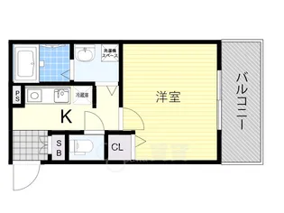 レジア内本町【1階】の間取り