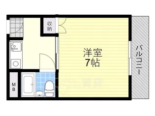 ハイツ中雅【2階】の間取り