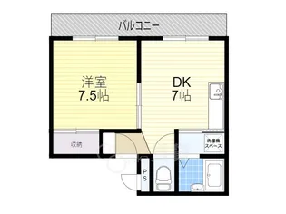 BBフラッツ【2階】の間取り