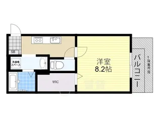 プレリュード石橋2【1階】の間取り