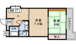 フェスタ待兼山【3階】の間取り