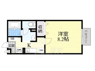 ヴェルドミール【1階】の間取り
