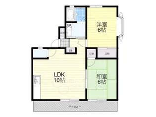 サンライフ桜【2階】の間取り