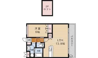 アンティーヴ【2階】の間取り