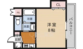 ドエル豊島【2階】の間取り