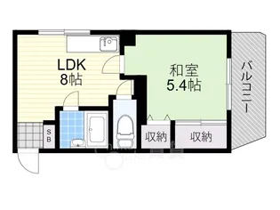 村路マンション【1階】の間取り