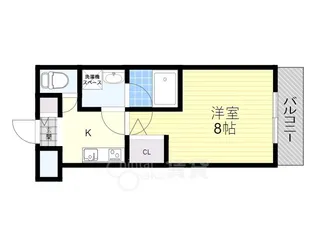 AILE宝塚3【4階】の間取り