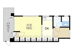 豊中ローズハイツ【1階】の間取り