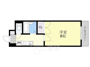 リトルフィールドハウス【2階】の間取り