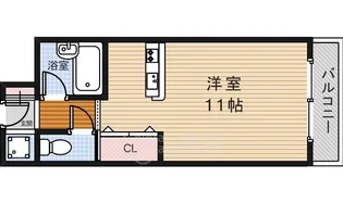1Rの間取り画像