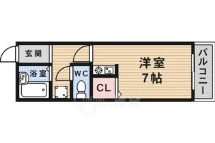 シャルム豊島【2階】の間取り