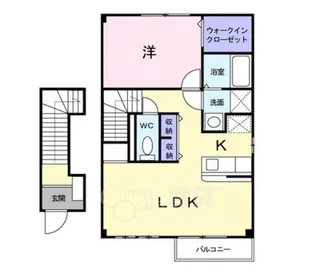 レジデンス佐々木?【2階】の間取り