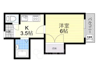 グラシアミノオ2【5階】の間取り