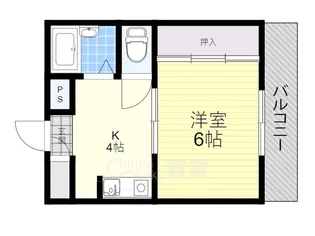 ルミナス野山【3階】の間取り