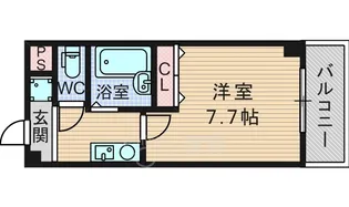メッセージ関大前【1階】の間取り
