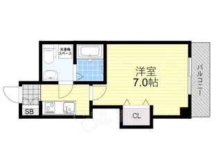 Ritz SQUARE domani【8階】の間取り