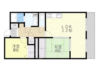 Mi piace吹田2【3階】の間取り