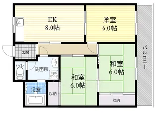 ハイツM&M【3階】の間取り