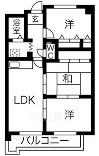 ヴィラクイーン【1階】の間取り