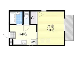 アジアンタムハイツ【1階】の間取り