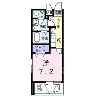 ヴィラサン3【2階】の間取り