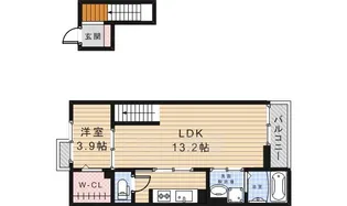 パル池田1【4階】の間取り