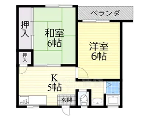 江坂ビル【1階】の間取り