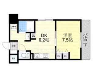 第18関根マンション【7階】の間取り