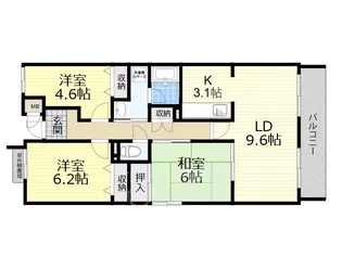 エスポワール豊中宮山【2階】の間取り
