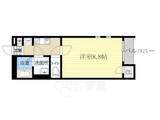 クレイノYASAKA【2階】の間取り