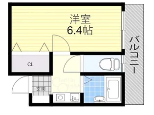カサ・ラポルティ【1階】の間取り