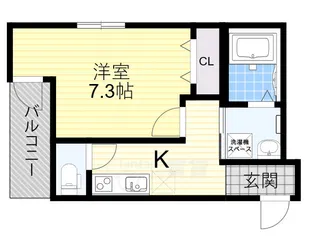 大阪府吹田市南正雀2丁目【アパート】の間取り