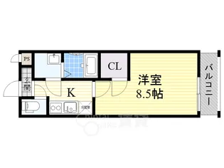 フジパレス吹田ウエスト3番館【1階】の間取り