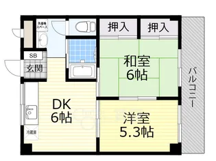 ボナールタクミ【3階】の間取り