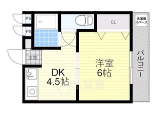 服部マンション【3階】の間取り