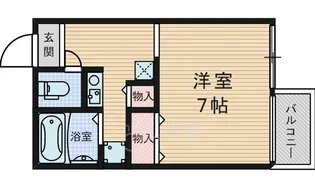 ヴィラコロンナ千里【2階】の間取り