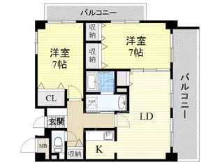 アビタシオン橋本3【3階】の間取り