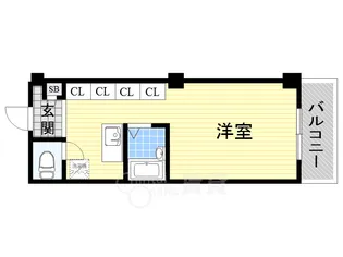 フェアエスト岡町【2階】の間取り