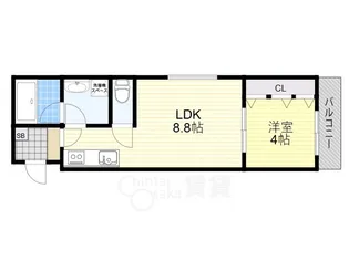 Laulea Toyonaka【1階】の間取り