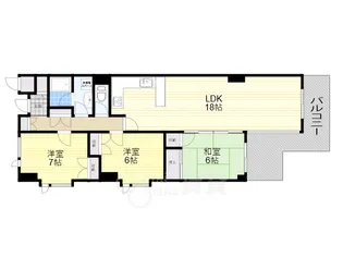 グレインヂ泉丘【3階】の間取り