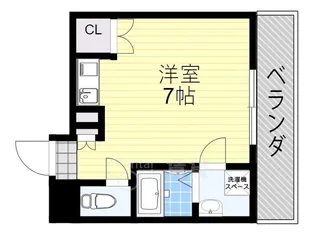 サンワード浜【2階】の間取り