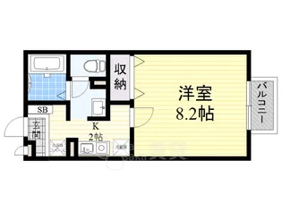 ヴェルドミール【1階】の間取り