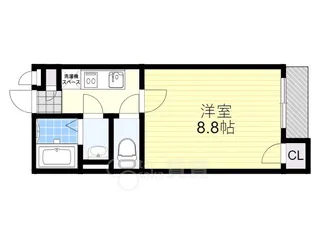 クレイノYASAKA【1階】の間取り