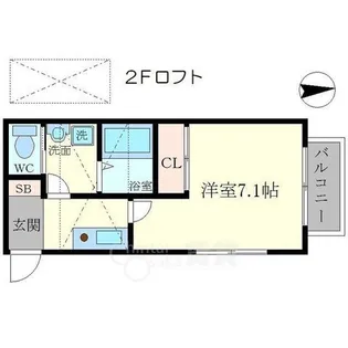 T'sTERRACE IshibashiWEST【2階】の間取り