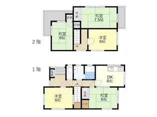 兵庫県川西市東畦野山手2丁目【一戸建】の間取り