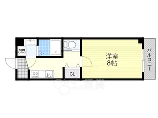 Ritz SQUARE 蘭狭館【1階】の間取り