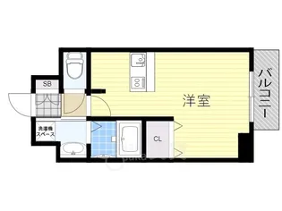 プレサンスOSAKA江坂【2階】の間取り