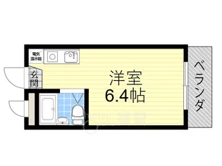 ソサエティ山手【4階】の間取り